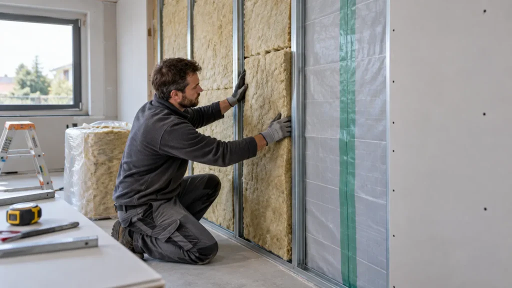 Isolation thermique et acoustique d’un mur : comment concilier les deux ?