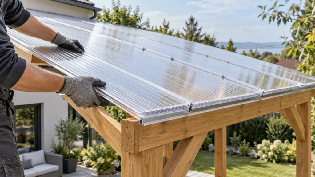 Polycarbonate alvéolaire : bien choisir et poser les plaques
