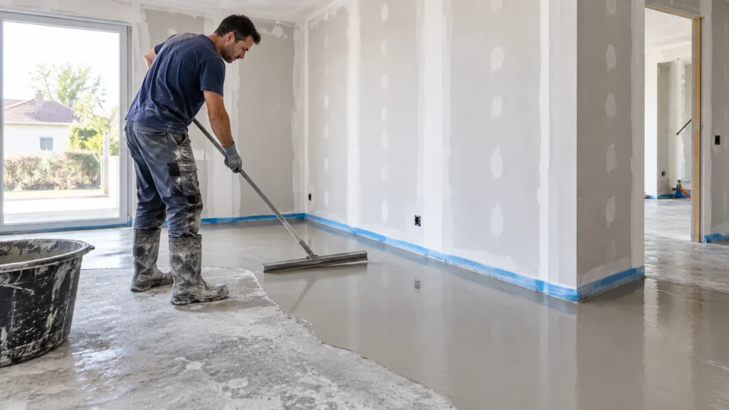 Ragréage avant ou après placo : le bon ordre de chantier