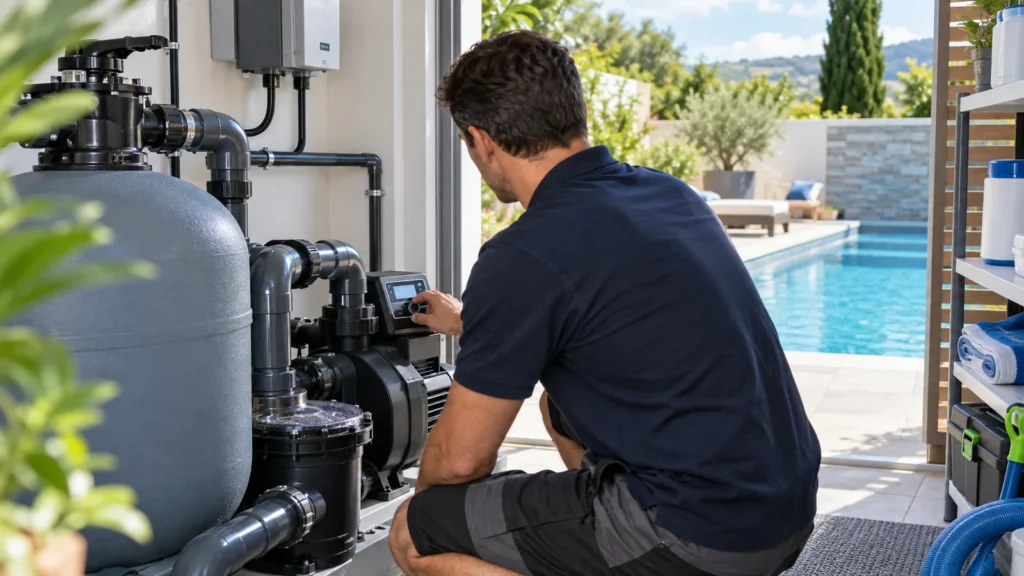 Temps de filtration d’une piscine : calcul selon la température