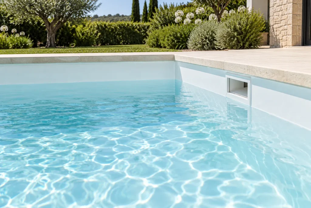 Liner blanc de piscine : rendu, pose et entretien