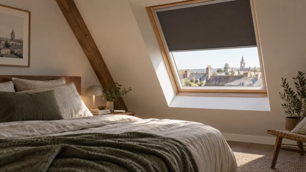 Store occultant solaire VELUX : compatibilité, pose et différence avec un pare-soleil